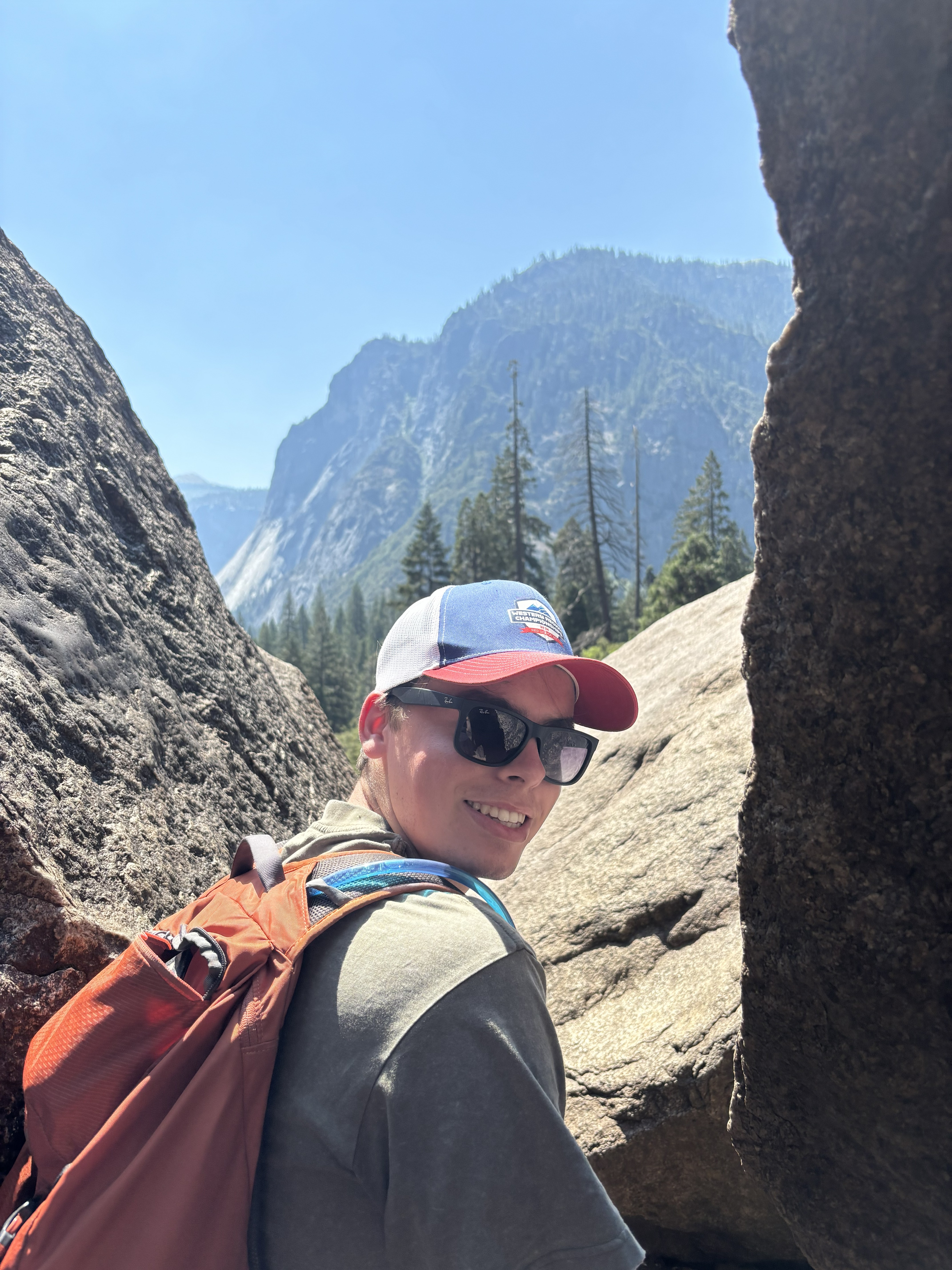 Bryce Mason hiking